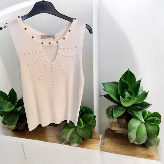 BLUSA CANALÉ PERLA Y SHORT