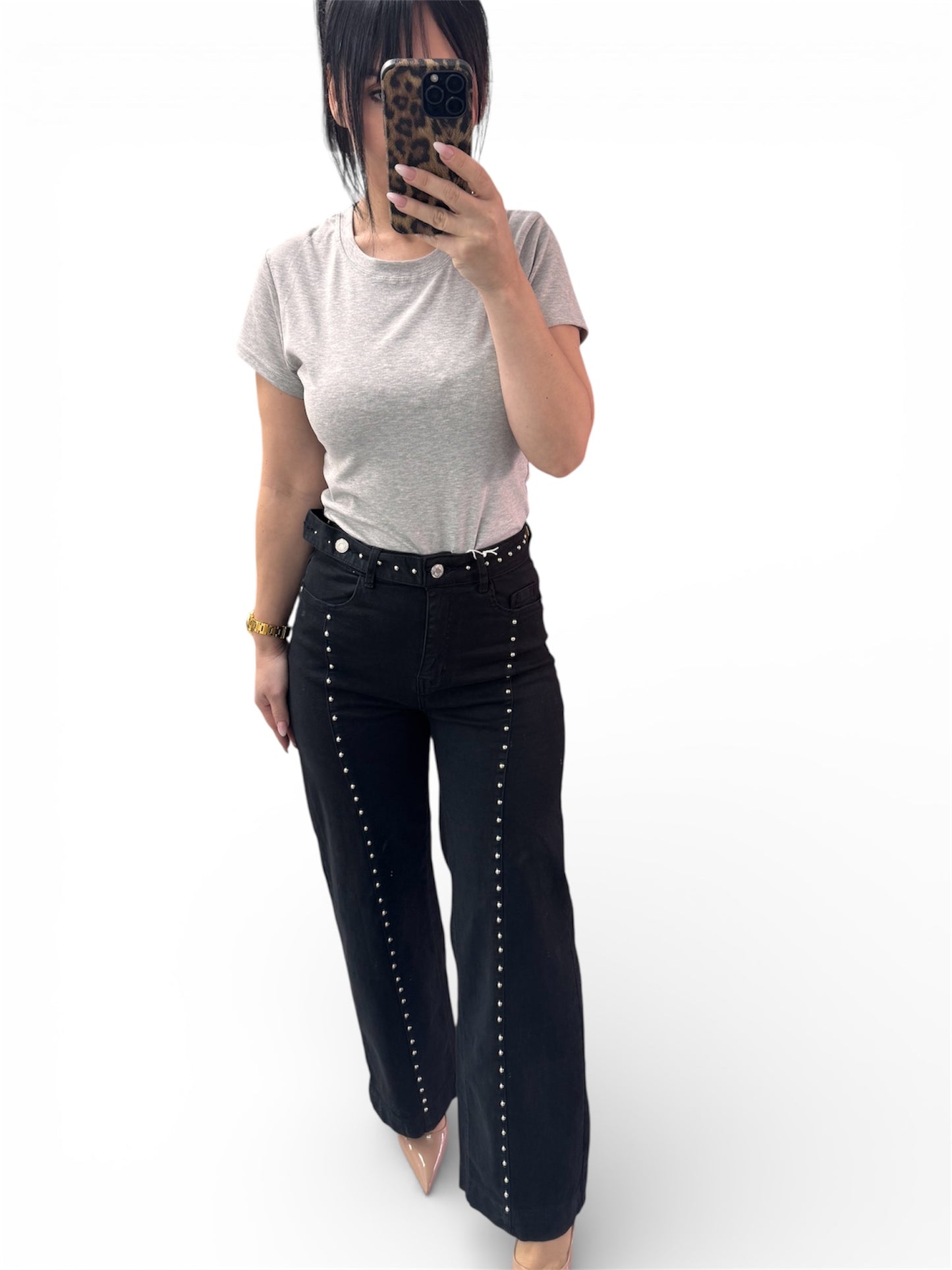 Pantalón vaquero Tachuela