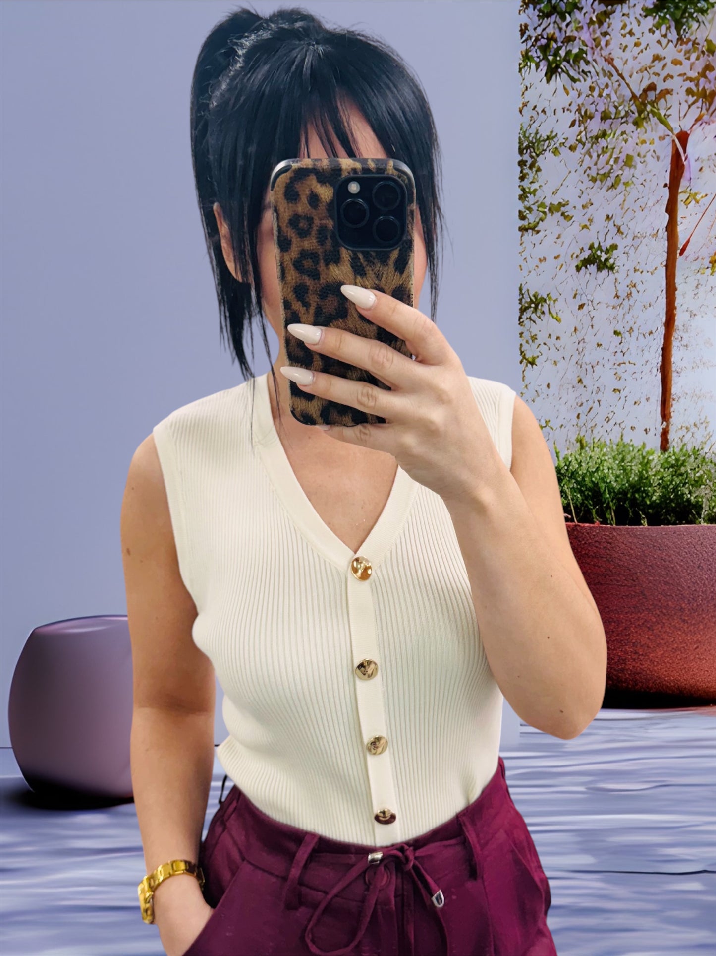 Blusa chaleco Punto